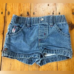 Vintage Baby Guess Denim Shorts 12 Months